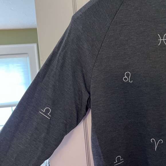 Gray Zodiac Symbol Sweatshirt - Picture 6 of 6